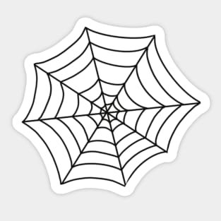 Spider web Sticker